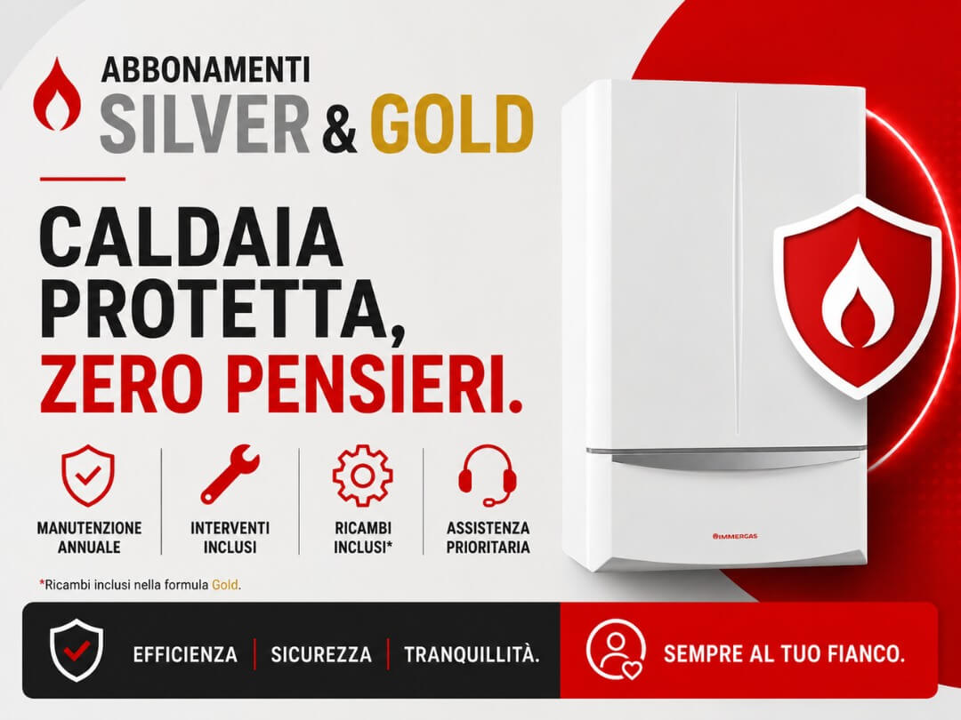abbonamento manutenzione caldaia protetta silver gold