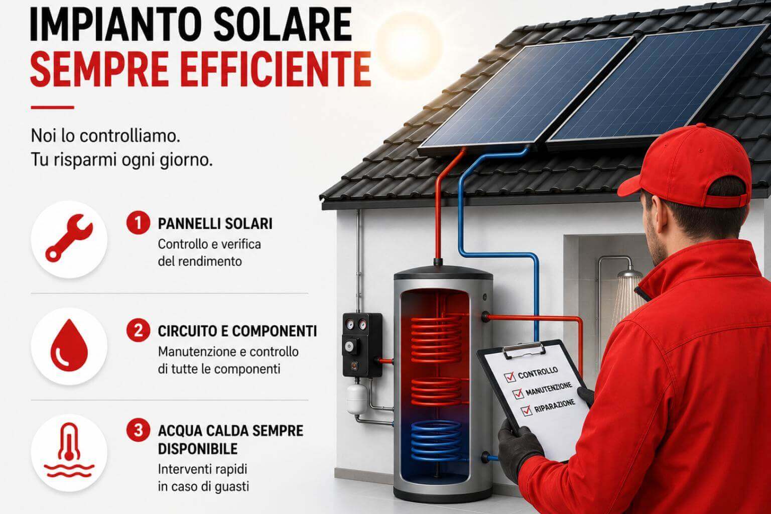 riparazione impianto solare termico padova venezia